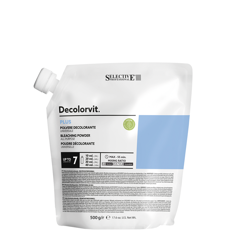 Decolorvit Plus - Bột tẩy thuần chay nâng đến 7 tone